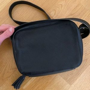 Cuyana black camera bag